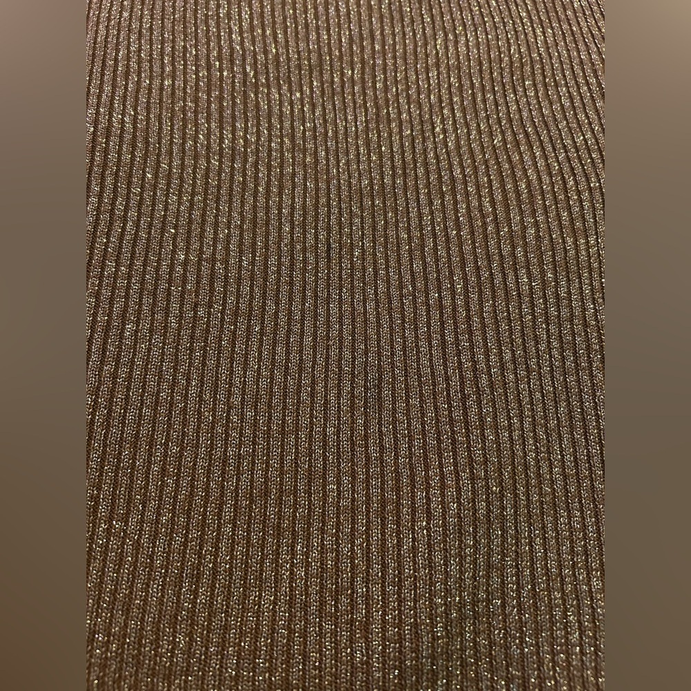 Brown Sleeveless Ribbed Top - Picture 5 of 5